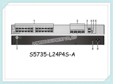 Huawei 네트워크 스위치 S5735-L24P4S-A 24 기가비트 항구 지원 모든 GE 다운링크 항구