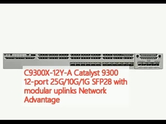 C9300X-12Y-A 촉매 9300 12 포트 25G/10G/1G SFP28 모듈 업링크로 네트워크 장점