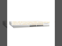 C9300L-24P-4X-E 시스코 촉매 9300L 고정 4x10G/1G SFP + 업링크, PoE +, 네트워크 필수 장치와 스위치