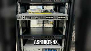 ASR1001-HX 1RU 엔터프라이즈 에지 라우터, 60Gbps 대역폭, 4x10GE SFP+ + 8x1GE SFP + 4 구성 가능 P