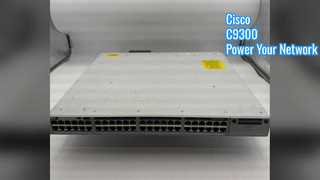 C9300-48P-E, Cisco Catalyst 9300 스위치, 48x1G PoE+/모듈식 업링크/네트워크 필수 요소