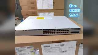 Cisco C9300L-24T-4G-E 9300 스위치, 24x1G 구리/4x1G SFP/데이터 전용