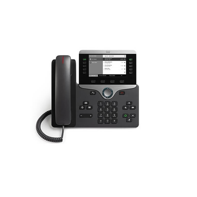 기업간 전자 상거래 구매자들을 위한 8841개의 전화 시스템 320x240 802.1x 보안 흑색 컬러