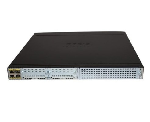 ISR4331-VSEC/K9 시스코 ISR 4331 UC &amp; Se 3 WAN/LAN 포트 2 SFP 포트 멀티 코어 CPU 1 서비스 모듈 슬롯
