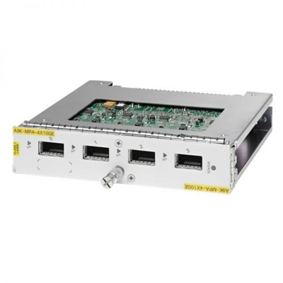 시스코 확장 모듈A9K-MPA-4X10GE 데이터 레이트 시스코 소형 요소 플러그인 모듈 300m 전송 거리