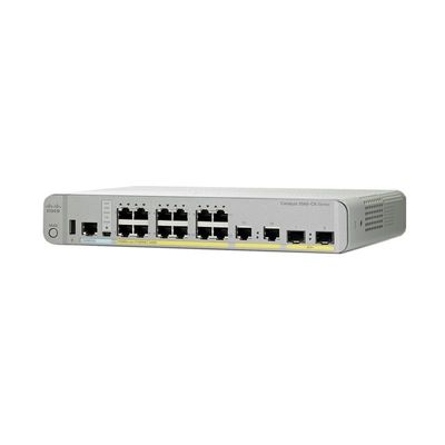Cisco Catalyst 3560 CX 12포트 PoE+ 관리형 스위치 (팬리스 디자인, 2 x 10G SFP+ 업링크 포함)