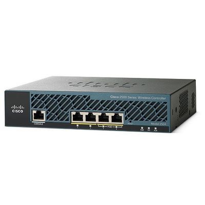 AIR-CT2504-50-K9, Cisco 2500 무선 컨트롤러, AP 라이센스 50개/4xGE 포트/RF 관리