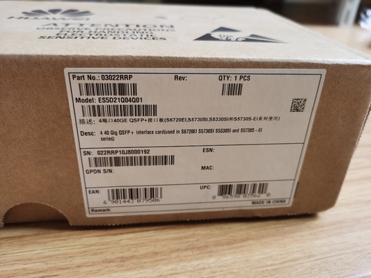 Huawei ES5D21Q04Q01 QSFP+ 40Gbps 인터페이스 카드 (S6720EI 시리즈용)