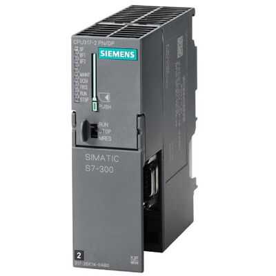 Siemens 6ES7317-2EK14-0AB0 SIMATIC S7‑300 CPU 317‑2 PN/DP 원래 모듈