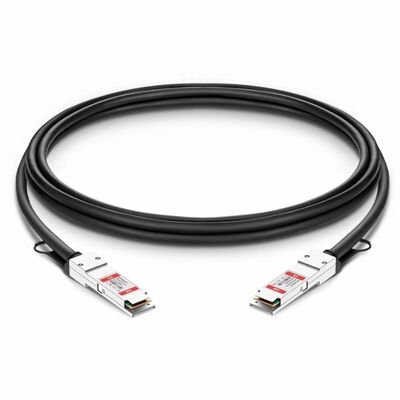 QSFP28 DAC 케이블 100Gbps 패시브 구리 다이렉트 어태치 케이블, 5M 길이, 고속 상호 연결용