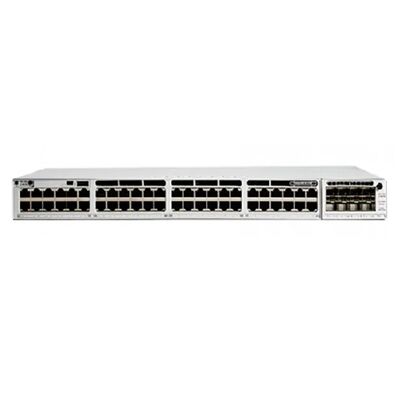 C9200-48P-E, Cisco Catalyst 9200 스위치, 48xPoE+ 포트/네트워크 필수 요소/레이어 3