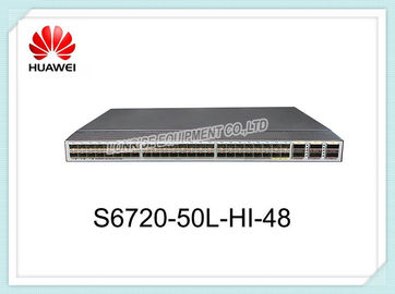 DC 전원 공급을 가진 Huawei 스위치 S6720-50L-HI-48S-DC 48 x 10 작살 SFP+ 6 x 40 작살 QSFP+