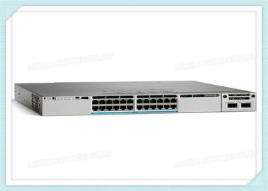 Cisco 스위치 WS-C3850-24U-S 쌓을수 있는 24의 10/100/1000 UPOE 항구 1개의 네트워크 단위 구멍 1100W 힘