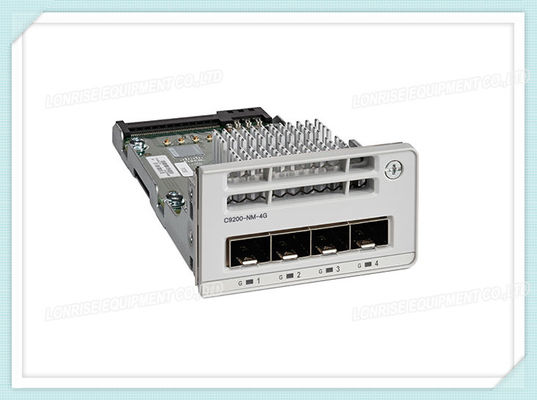 C9200-NM-4G, Cisco Catalyst 9200 네트워크 모듈, 4x1GE 포트, 플러그인 모듈, 팬 필요 없음