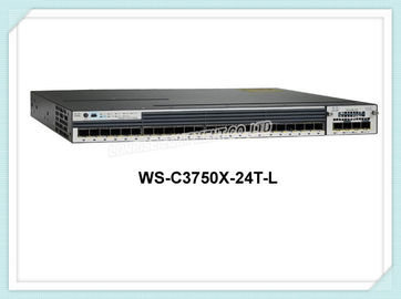 Cisco 이더네트 네트워크 스위치 WS-C3750X-24T-L 24 항구 광섬유 이더네트 스위치