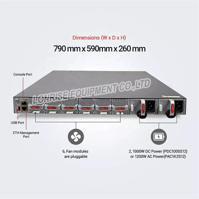 CE6820-48S6CQ-B Huawei CloudEngine 6800 데이터 센터 스위치는 고밀도 10G/100G 연결을 위해 설계된 고급 네트워크 솔루션입니다.