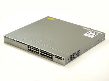 WS-C3850-24T-S 시스코 스위치 3850 촉매 24 포트 데이터 IP베이스 10/100/1000Mbps 스택 가능 24 10/100/1000 이더넷 포트 350WAC 전원 공급 장치