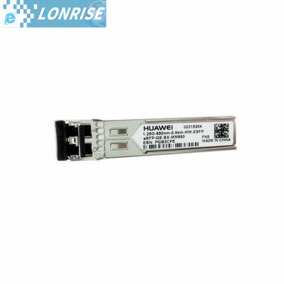 eSFP-GE-SX-MM850 화웨이 SFP 모듈 ESFP GE SX MM850는 광적 송신기와 멀티 모드 모듈입니다.