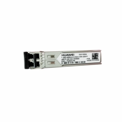 eSFP-GE-SX-MM850 화웨이 SFP 모듈 ESFP GE SX MM850는 광적 송신기와 멀티 모드 모듈입니다.