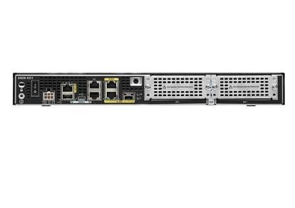 ISR4321-V/K9 50Mbps-100Mbps 시스템 처리량 2 WAN/LAN 포트 1 SFP 포트 멀티 코어 CPU 2 NIM 음성 펀들 WAAS