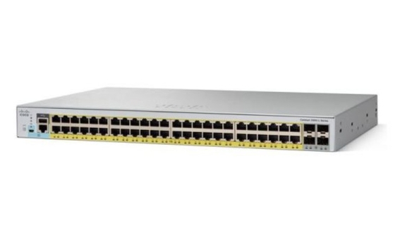 WS-C2960L-48PS-LL 촉매 2960-L 스위치 48 포트 GigE와 PoE 4 X 1G SFP LAN Lite (아시아 태평양 부품 번호: WS-C2960)