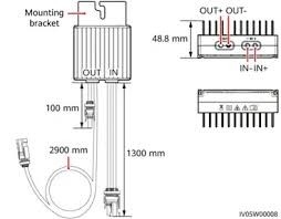 화웨이 메르크-1100w-p 태양광 에너지 최적화기 1100w 고효율