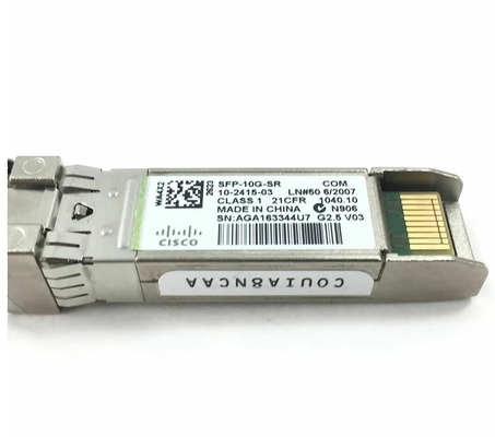 SFP-10G-SR-X 10GBASE-SR SFP 모듈 LC 커넥터 850nm 300m 범위 멀티모드 섬유 (MMF)