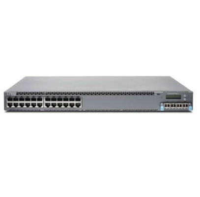 EX3400-24T EX3400 24-포트 10/100/1000BaseT 4 X 1/10G SFP/SFP+ 2 X 40G QSFP+ 리던스 팬 앞뒤 공기 흐름
