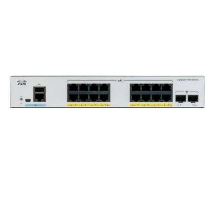 C1000-16T-2G-L 시스코 촉매 1000 스위치 16x 10/100/1000 이더넷 포트 2x 1G SFP Uplinks