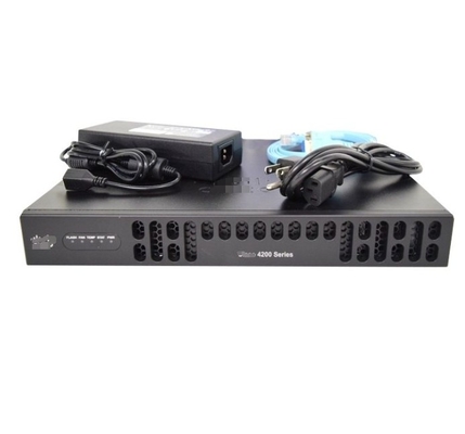 ISR4221-SEC/K9 시스코 ISR 4221 라우터 2 WAN/LAN 포트 1 SFP 포트 멀티 코어 CPU 2 NIM 보안 펀드