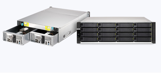 QNAP ES1686dc 랙 서버 엔터프라이즈 ZFS NAS는 인텔® Xeon® D 프로세서를 탑재합니다