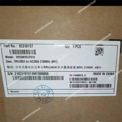 Rru3826 Wcdma 2100mhz (80w) 02310kkq 통신 기지 스테이션에 적합합니다