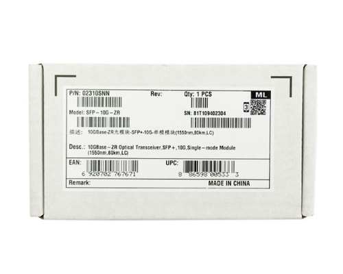 SFP-10G-ZR 화웨이 광적 송신기 SFP-10G-ZR 10GBASE-ZR SMF용 SFP 10G 모듈