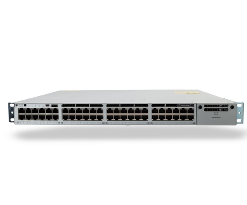 C9300-48P-E 시스코 카탈라이터 9300 48 포트 데이터 1G 구리 모듈 업플링크와 함께 PoE+ 네트워크 필수