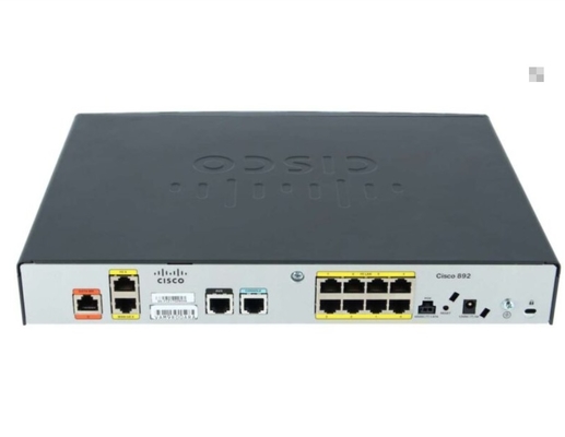 대패 CISCO891-K9 Cisco 891 GigaE SecRouter 2개의 WAN 항구 8 x 10/100 랜 항구
