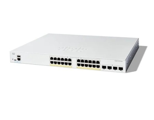 C1300-24FP-4GCisco 스위치 시스코 스위치 24x 10/100/1000 PoE+ 포트 370W 전력 예산