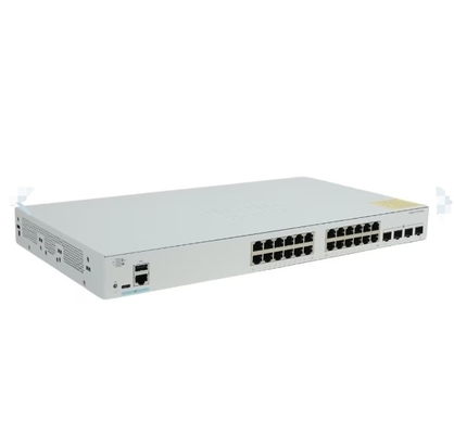 C1200-24P-4X 시스코 C1200-24P-4X 24x 10/100/1000 PoE+ 포트 195W 전력 예산, 4x10 기가비트 SFP, 랙 설치