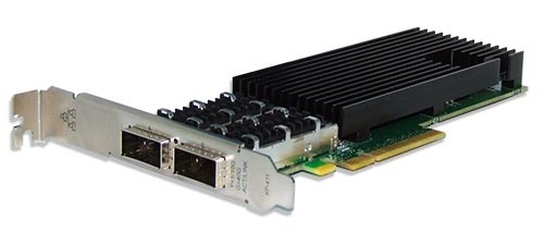 PE340G2QI71 듀얼 포트 파이버 40 기가 비트 이더넷 PCI 익스프레스 서버 어댑터 실리콤