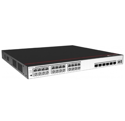 S5735-S24T4XE-V2 24*10/100/1000 베이스-T 포트 4*10GE SFP+ 포트 2*12GE 스택 포트 PoE+ 전원 모듈 없이