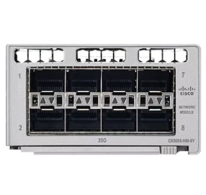 C9300X-NM-8Y 촉매 9300 시리즈 네트워크 모듈 확장 모듈 1gb 이더넷 10gb/25gb 이더넷 Sfp X 8