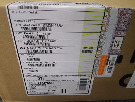 Cisco ISR 1100 C1111-8P 라우터 8 포트 듀얼 GE WAN 1Gbps