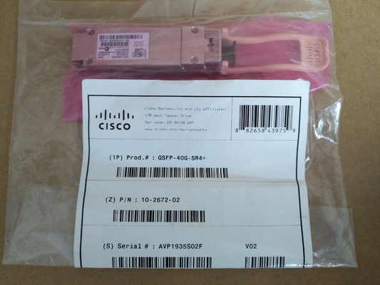 시스코 QSFP-40G-SR4 40GBASE-SR4 MMF 트랜시버 모듈