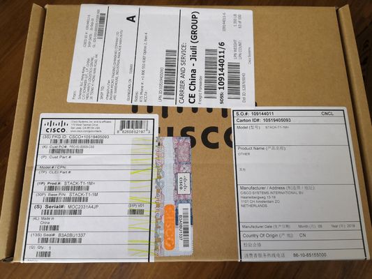 STACK-T1-1M  1M Stacking Cable for Cisco StackWise-480 and Cisco StackWise-1T  STACK-T1-1M
