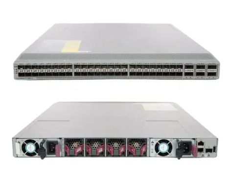 N9K-C93180YC-FX  Nexus 9300 48포트 1/10G/25G SFP 및 6포트 40G/100G QSFP28, MACsec, 통합 포트 지원