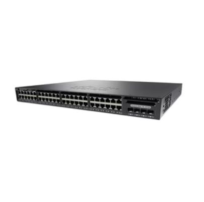 WS-C3650-48FS-S Cisco Catalyst 3650 48 * 10/100/1000 이더넷 포트 - Full PoE - 4 x 1G 업링크 - 레이어 3 스위칭 - IP Base - 관리형