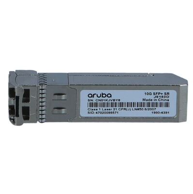 J9150D, Aruba 10G SFP+ LC SR 트랜시버, 10G SFP+/LC/300m MMF