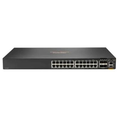 JL725B, HPE Aruba 6200F 스위치, 24x기가비트 포트/4xSFP+/370W PoE