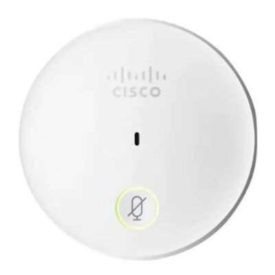 CS-MIC-TABLE-J, Cisco 테이블 마이크, 3.5mm 플러그/전방향/컴팩트한 디자인