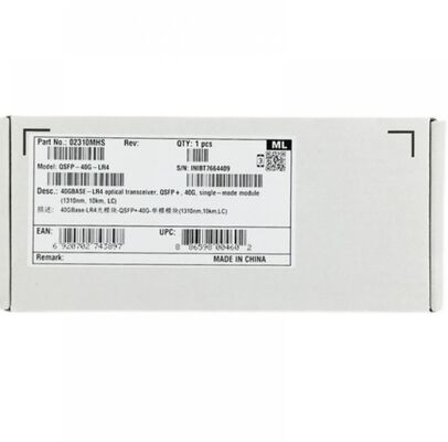 QSFP-40G-SR4	
Cisco 40GBASE-SR4 QSFP 모듈 (MMF용)