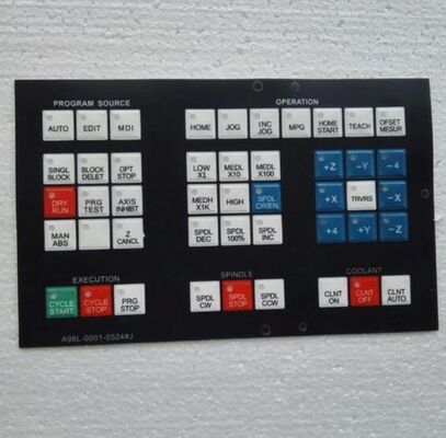 Fanuc A98L-0001-0524#A 멤브레인 키패드(CNC 시스템용 42키 조작 패널)